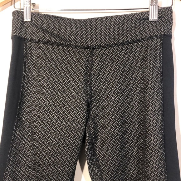 Champion High Rise Textured Active Leggings Gray Black Women's Size Small - Picture 2 of 7